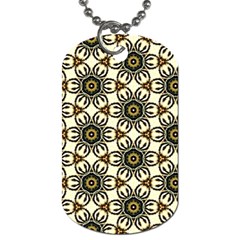 Faux Animal Print Pattern Dog Tag (two-sided)  by GardenOfOphir