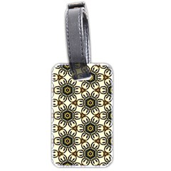 Faux Animal Print Pattern Luggage Tag (two Sides)