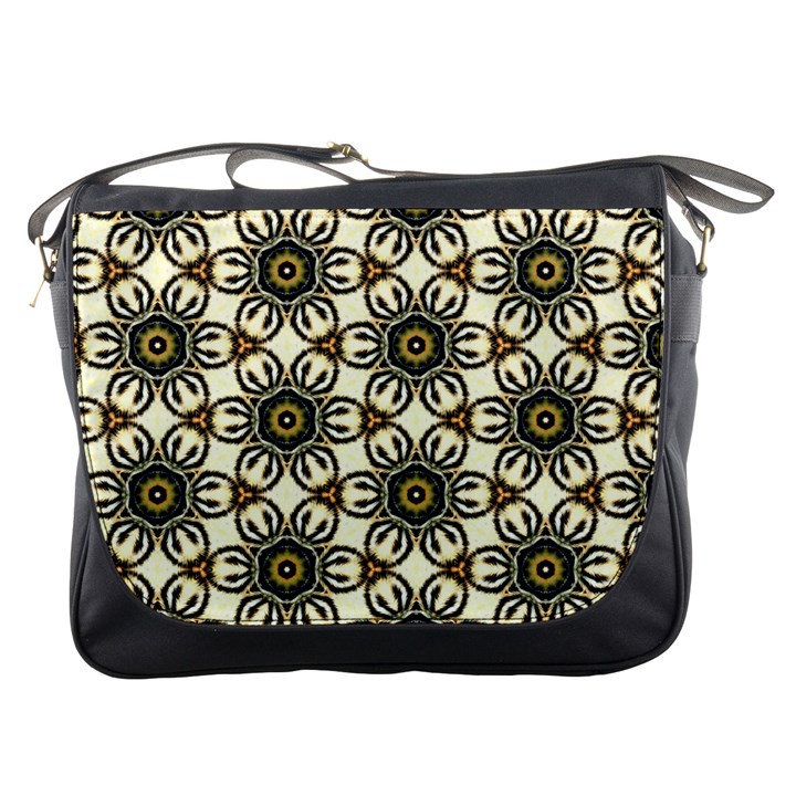 Faux Animal Print Pattern Messenger Bag