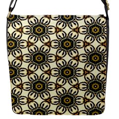 Faux Animal Print Pattern Flap Closure Messenger Bag (small)