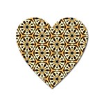 Faux Animal Print Pattern Magnet (Heart) Front