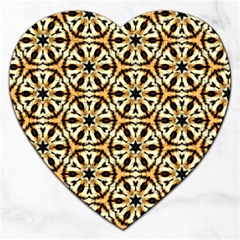 Faux Animal Print Pattern Jigsaw Puzzle (heart)