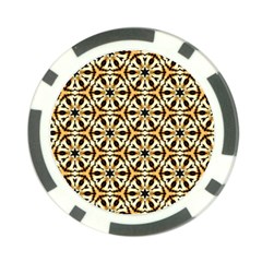 Faux Animal Print Pattern Poker Chip