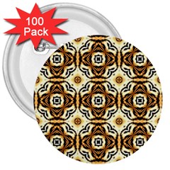 Faux Animal Print Pattern 3  Button (100 Pack) by GardenOfOphir