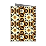 Faux Animal Print Pattern Mini Greeting Card Right