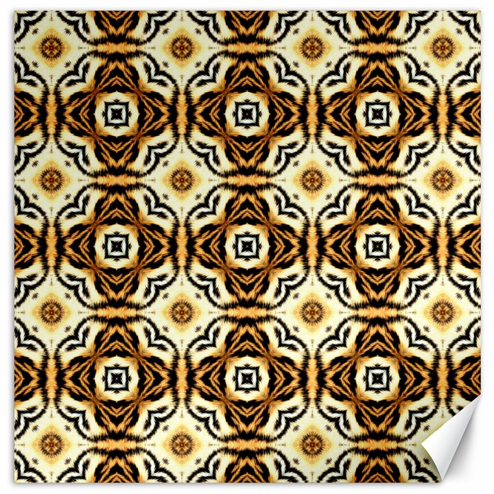 Faux Animal Print Pattern Canvas 20  x 20  (Unframed)