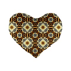 Faux Animal Print Pattern 16  Premium Heart Shape Cushion  by GardenOfOphir