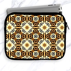 Faux Animal Print Pattern Apple Ipad Zippered Sleeve by GardenOfOphir