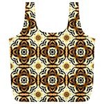 Faux Animal Print Pattern Reusable Bag (XL) Front