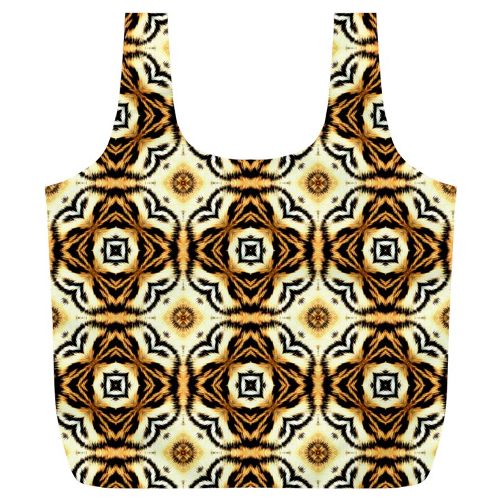 Faux Animal Print Pattern Reusable Bag (XL)