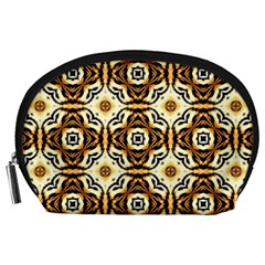 Faux Animal Print Pattern Accessory Pouch (large) by GardenOfOphir