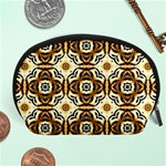 Faux Animal Print Pattern Accessory Pouch (Large) Front