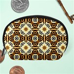 Faux Animal Print Pattern Accessory Pouch (Large) Back