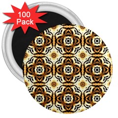 Faux Animal Print Pattern 3  Button Magnet (100 Pack) by GardenOfOphir