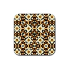 Faux Animal Print Pattern Drink Coaster (square)