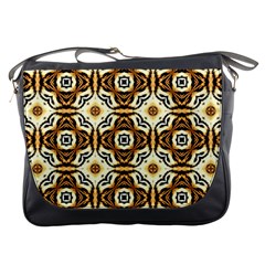 Faux Animal Print Pattern Messenger Bag