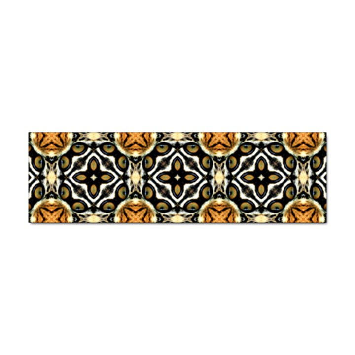 Faux Animal Print Pattern Bumper Sticker