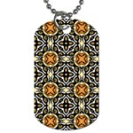 Faux Animal Print Pattern Dog Tag (Two-sided)  Front