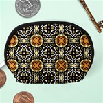 Faux Animal Print Pattern Accessory Pouch (Medium) Back