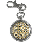 Faux Animal Print Pattern Key Chain Watch Front