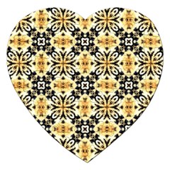 Faux Animal Print Pattern Jigsaw Puzzle (heart)