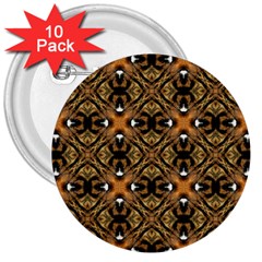 Faux Animal Print Pattern 3  Button (10 Pack)