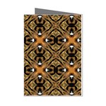 Faux Animal Print Pattern Mini Greeting Card (8 Pack) Left