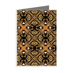 Faux Animal Print Pattern Mini Greeting Card (8 Pack) Right