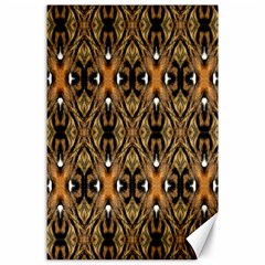 Faux Animal Print Pattern Canvas 24  X 36  (unframed)