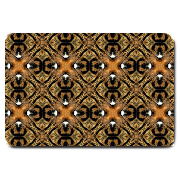 Faux Animal Print Pattern Large Door Mat