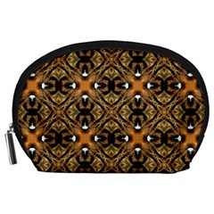 Faux Animal Print Pattern Accessory Pouch (large)