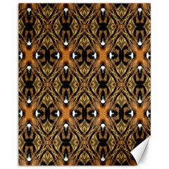 Faux Animal Print Pattern Canvas 11  X 14  (unframed)