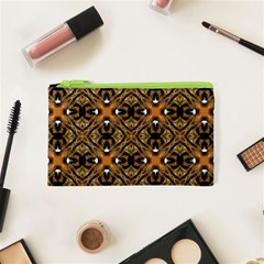 Faux Animal Print Pattern Cosmetic Bag (xs)