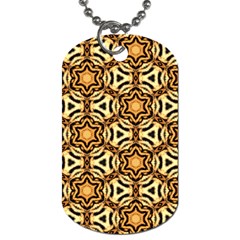 Faux Animal Print Pattern Dog Tag (one Sided)