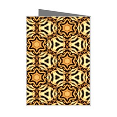 Faux Animal Print Pattern Mini Greeting Card (8 Pack) by GardenOfOphir