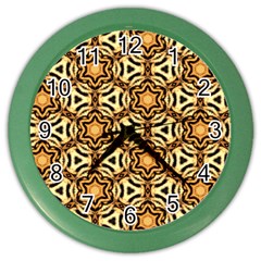 Faux Animal Print Pattern Wall Clock (color)