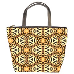 Faux Animal Print Pattern Bucket Handbag by GardenOfOphir