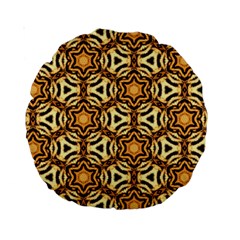 Faux Animal Print Pattern 15  Premium Round Cushion 