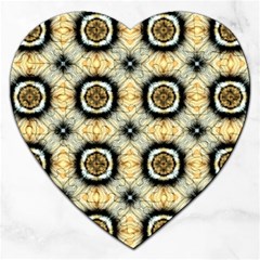 Faux Animal Print Pattern Jigsaw Puzzle (heart)