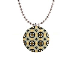 Faux Animal Print Pattern Button Necklace by GardenOfOphir