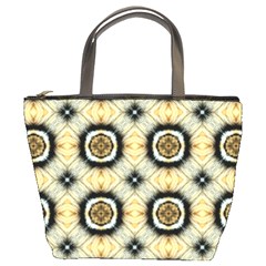 Faux Animal Print Pattern Bucket Handbag