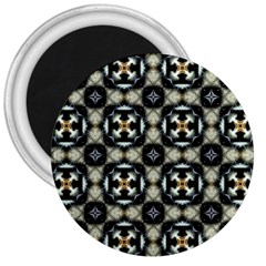 Faux Animal Print Pattern 3  Button Magnet