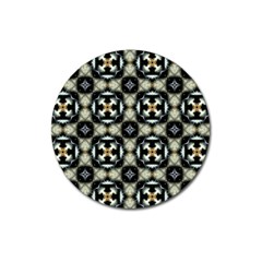 Faux Animal Print Pattern Magnet 3  (round) by GardenOfOphir