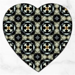 Faux Animal Print Pattern Jigsaw Puzzle (heart)