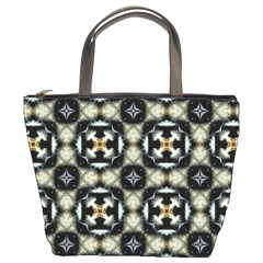 Faux Animal Print Pattern Bucket Handbag