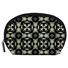 Faux Animal Print Pattern Accessory Pouch (large)