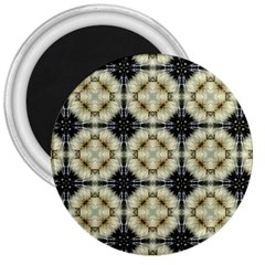 Faux Animal Print Pattern 3  Button Magnet