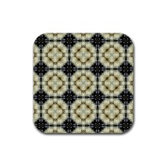 Faux Animal Print Pattern Drink Coaster (square) by GardenOfOphir