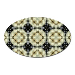 Faux Animal Print Pattern Magnet (oval)