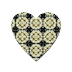 Faux Animal Print Pattern Magnet (heart) by GardenOfOphir